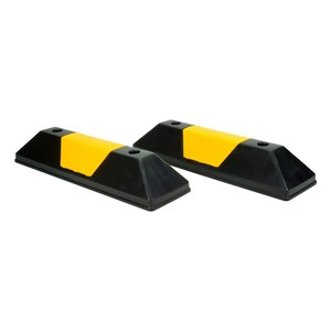 Parking Curbs 55x15x10 cm Metal 2 Piece Set Parking Barrier for Vehicles - Product Image 3