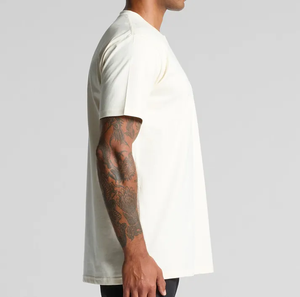 Super Heavy 300gsm 100% Camiseta de algodón para hombres Cropped Boxy Fit con gran tamaño Regular Fit Impresión digital Streetwear Style - Product Image 3