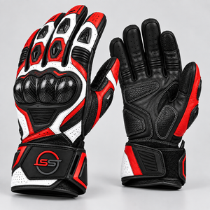 Gants de moto de haute qualité fabriqués avec un matériau durable, offrant un ajustement confortable, une forte adhérence et idéaux pour la conduite. - Product Image 1