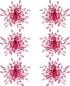 Ronds de serviette de Noël indiens Décor de table exclusif pour les mariages et les fêtes avec des serviettes de Noël en polyéthylène en papier - Product Image 5