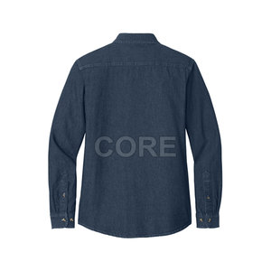 Las mejores camisas vaqueras para mujer de tendencia, servicio Oem, último estilo, camisas vaqueras para mujer de la mejor calidad - Product Image 4