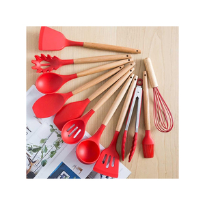 Livraison rapide d'ensembles d'ustensiles de cuisine en silicone, vente en gros, expédition en grande quantité, prêts à être expédiés - Product Image 4