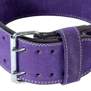 เข็มขัดยกน้ำหนักหนังวัวแบบปรับความยาวได้ รุ่นใหม่ อุปกรณ์เสริมยกน้ำหนัก หัวเข็มขัดเหล็กปรับได้ รองรับหลัง ป้องกันการบาดเจ็บ - Product Image 4