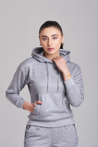 Fabricante de fábrica Precio bajo Mujeres Chándal Logotipo privado Venta al por mayor Mujeres Moda Conjuntos de dos piezas - Product Image 6