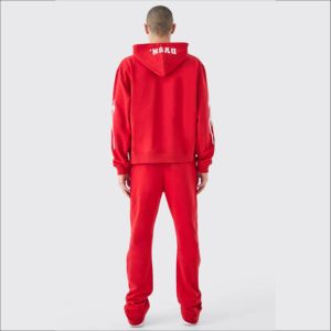 Premium Quality Men's & Unisex Tracksuits Polyester/Cotton Casual Solid Hooded Custom Logo Premium Hoodie <b>Sweatpants</b> <b>Sets</b> - Product Image 3