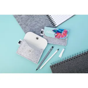 Borse Promozionali Sostenibili in RPET CreaFelt, Portamonete per Merchandising - Product Image 4