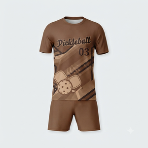 Uniforme de Pickleball Personalizado para Hombre con Logotipo Personalizado, Duradero, 100% Poliéster, el Mejor Diseño, Nombre y Número del Equipo Personalizados - Product Image 6