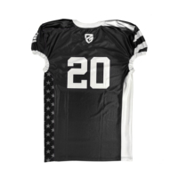 Maillot de football américain personnalisé pour homme, grande taille, manches courtes, avec impression numérique, prêt pour l'été, logo et couleurs personnalisables