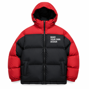 Mens Solid Color Puffer Jacket Stand Collar Zipper Windproof <b>Winter</b> Casual <b>Coat</b> <b>Thick</b> Polyester Wadding Wholesale Manufacturer - Product Image 5