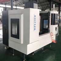 Mini fraiseuse cnc usine 4 axes cnc fresadora machine pour métal coulé petite fraiseuse cnc XH7126