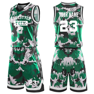 เสื้อบาสเก็ตบอลสำหรับผู้ชาย, เสื้อบาสเก็ตบอลปักลายสำหรับเยาวชนรุ่นซิตี้ไซส์ใหญ่พิเศษสำหรับฤดูร้อน - Product Image 5