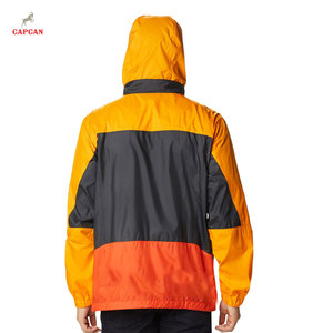 Veste coupe-vent en toile à capuche confortable avec logo frontal, couleur personnalisée et vêtements d'extérieur d'hiver de haute qualité - Product Image 2