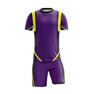 Ensemble complet de maillots sublimés pour hommes avec manches courtes et shorts à séchage rapide Uniformes de football pour entraînement - Product Image 2