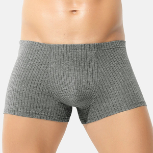 Boxers pour hommes taille haute, fins, sportifs, confortables, respirants, sous-vêtements, couleurs personnalisées, été 2026 - Product Image 1