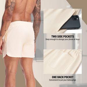 Casual Running Sweat Shorts High Quality <b>Windproof</b> High Waist Drawstring Closure Custom Shorts for Men - Product Image 2