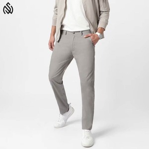 Vente à la mode de qualité supérieure pour hommes, pantalons chino avec logo personnalisé, pantalons de plein air imprimés, look élégant, pantalons chinos pour hommes - Product Image 5