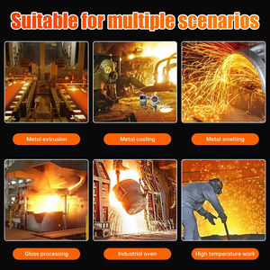 Vente en gros de gants de soudage en cuir de vachette Gants en cuir résistants à l'usure et à l'isolation thermique pour un soudage sûr Produits de sécurité pakistanais - Product Image 6