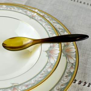 Vente spéciale Cuillère en corne de buffle écologique personnalisée, couverts de cuisine, café, qualité supérieure indienne - Product Image 6