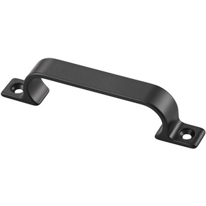 <b>Black</b> Aluminum 21mm X 112mm X 14mm Furniture Handle with 2 Holes - Product Image 1