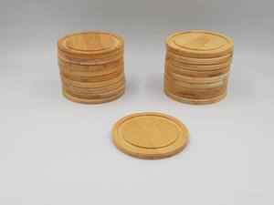 Sous-verres en bois avec logo personnalisé, simples et élégants, durables et respectueux de l'environnement du Vietnam, offre spéciale - Product Image 6