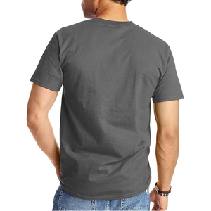 เสื้อยืดผู้ชายทรงปกติทันสมัยทำจากผ้าฝ้าย100% 220GSM คุณภาพสูงปรับแต่งได้ตามต้องการ - Product Image 2