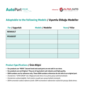 Para Renault Peugeot Sunroof Motor Gear Motor Drivers Categoría de producto - Product Image 2