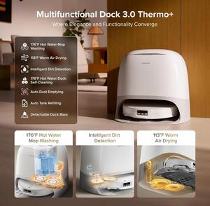 Buy New CurvX-Robot-Vacuum Mop 22000Pa Suction 3.14 Slim Zero-Tangling Design Reactive AI <b>DIY</b> Industrial 3-Year Warranty OEM - Product Image 3