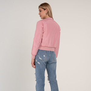 Veste bomber d'hiver respirante de haute qualité pour femmes 2025 Vente en gros Vêtements d'extérieur tendance avec fermeture éclair Options de tailles plus grandes - Product Image 4