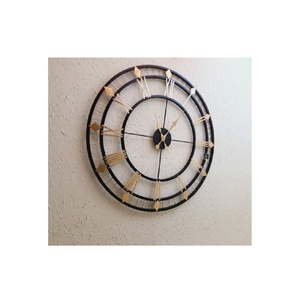 Classic Metal Roman Numerals Wall <b>Clock</b> Best for <b>Office</b> & Living Room - Product Image 5