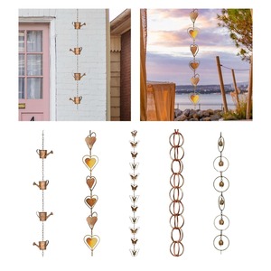 Antiqued Copper Rain Chain Customized High Quality <b>Garden</b> Decor Unique Marble Material Direct From Manufacturer Exporter - Product Image 6