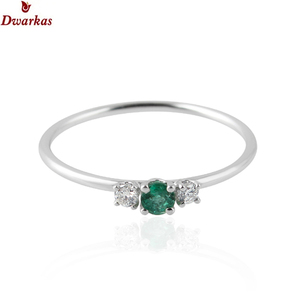 Dwarkas R009856_TZN Bague élégante et minimaliste en argent sterling S925 sertie de tanzanite certifiée, haute qualité, pour soirée - Product Image 6