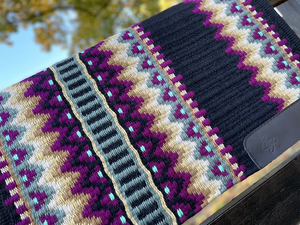 Couverture de selle Western Show Horse Design néo-zélandais Couverture de selle en laine faite à la main Top Tapis de selle en laine Taille - Product Image 6