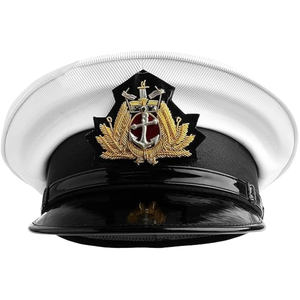 Cap <b>hat</b> royal <b>Navy</b> Admirals cap Adjustable Strap And Embroidered Logo Mens Sports Peak <b>Hat</b> With Breathable Panels - Product Image 6