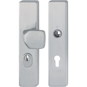 ฝาครอบมือจับประตู E61G/2222ZA/2210 สแตนเลส F69 72 มม. X 37-47 มม. ป้องกัน HOPPE - Product Image 1