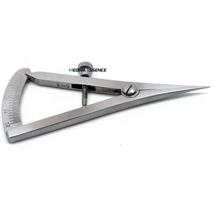 High Grade <b>CE</b> Marked Castroviejo Caliper Manual Dental Instruments Stainless Steel Range 0 to 20mm Private Label - Product Image 2