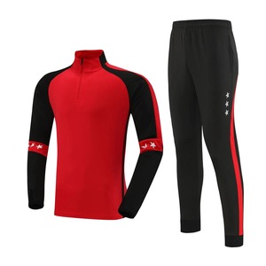 Nuevo fabricante personalizado de fábrica, ropa deportiva, chándal, chándal de Color sólido para hombres, equipo de fútbol, chándales de fútbol - Product Image 5