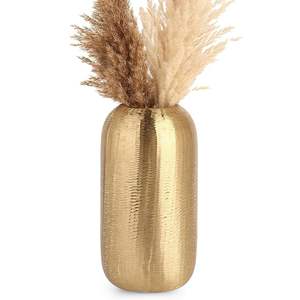 Premium Aluminum <b>Flower</b> <b>Vase</b> With Smooth Metallic Surface And <b>Tall</b> Slim Build Great For Dramatic Floral Displays In Lobbies - Product Image 1