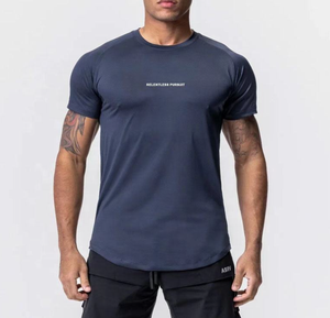 Camisetas de Compresión para Hombre Baratas, Manga Corta, Corte Regular, 100% Algodón, Ropa Deportiva Elástica, Secado Rápido, Transpirable, Tops de Fitness para Gimnasio - Product Image 3