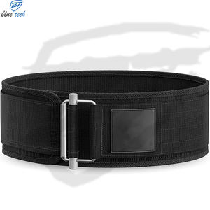 Bajo MOQ Logotipo personalizado Levantamiento de pesas Cinturón Gimnasio Fitness Culturismo Hebilla ajustable Cinturón de levantamiento de pesas de cuero - Product Image 4