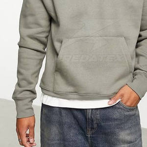 High Quality Breathable Cotton Blended <b>Quarter</b> Zipper <b>Sweater</b> for Winter Casual Wear with Stand Collar Solid Pattern - Product Image 2