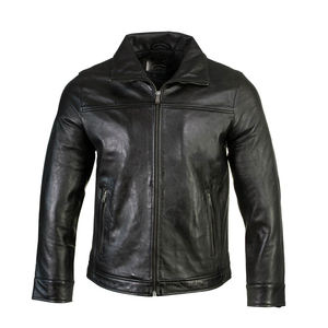 Chaqueta de cuero real vintage unisex OEM cuero de vaca moda retro 2025 ropa al por mayor - Product Image 4