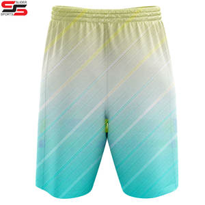 Short de basket-ball de haute qualité avec logo personnalisé OEM Short de basket-ball en polyester pour hommes avec poche et sublimation en maille pour la course à pied - Product Image 6