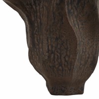 Vase de table/sol Art Déco en aluminium fait main, pièce décorative de haute qualité pour fleurs, ornement autonome N Sons Innovation