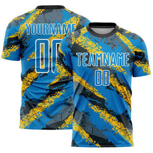 ชุดฟุตบอลพรีเมียม 220 GSM โพลีเอสเตอร์ ซับลิเมชั่น เสื้อฟุตบอลระบายอากาศได้ดี จากผู้ผลิต - Product Image 3