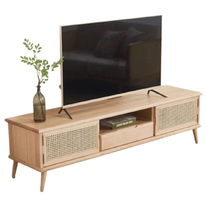 Meubles TV modernes en bois de manguier faits à la main, rangement amovible et réglable, meubles écologiques pour la maison, le salon, l'hôtel, l'appartement - Product Image 1