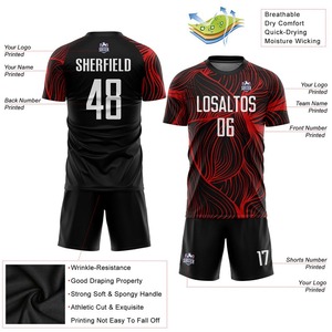 Uniforme de fútbol Ropa de fútbol totalmente personalizada Ropa de fútbol Conjunto de camiseta de fútbol barato Camiseta de fútbol - Product Image 3
