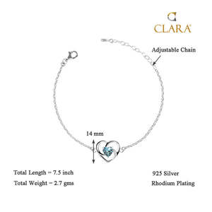 Compre una Pulsera de Plata 925 para Cada Momento, en Cualquier Momento del Día! Anillo de Oro de 14K con Forma de Corazón, Esmeralda, Diamante, Perla, Rubí, Oro Rodio, Oro Rosa - Product Image 5