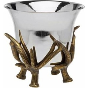 Enfriador de vino de Color plateado de Material de aluminio de calidad de lujo, enfriador de vino de mesa de diseño clásico, superventas, accesorios para Bar en casa - Product Image 5