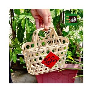 Feliz Año Nuevo 2026, Nueva Cesta de Bambú para Regalo y Decoración - Cesta de Almacenamiento de Bambú Más Vendida de Vietnam al por Mayor - Product Image 1