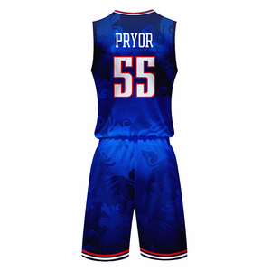 Custom Sublimation Basketball Uniforms-Plus Size Printed High School Discount Customized Colors & Logos 100% Polyester - Product Image 3